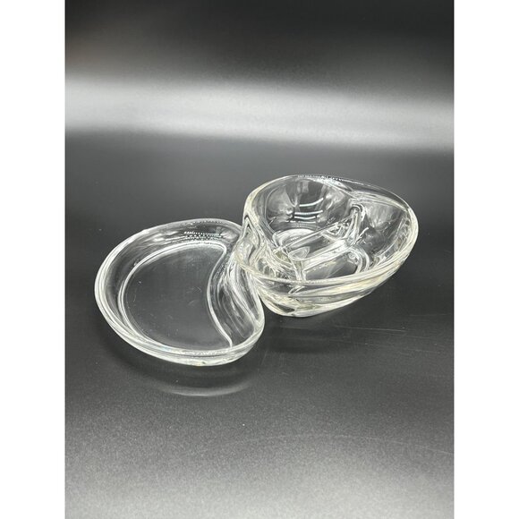 Vtg. Fostoria "Contour" Divided Relish Dish & Unbranded Relish Dish Set - Picture 5 of 10